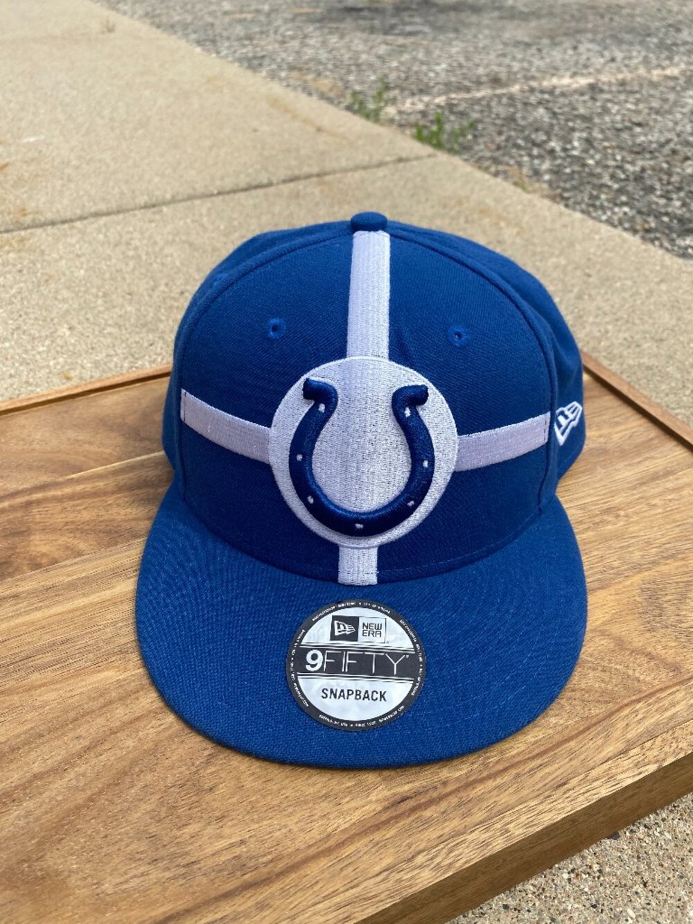 New Era 59FIFTY Indianapolis Colts NFL Blue Snapback Hat Cap